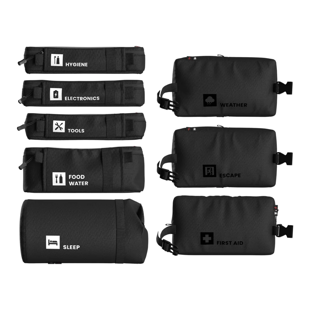 Moduły do plecaka awaryjnego HELP BAG puste