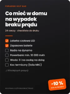 Okładka poradnika o braku prądu